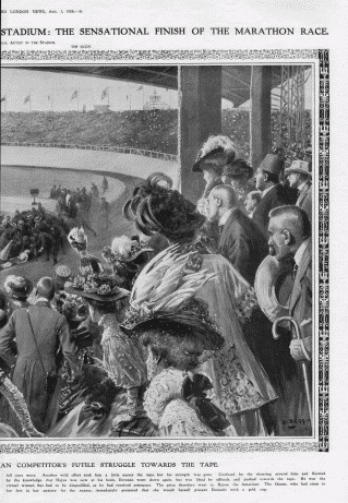 1908 olympics marathon struggle 2